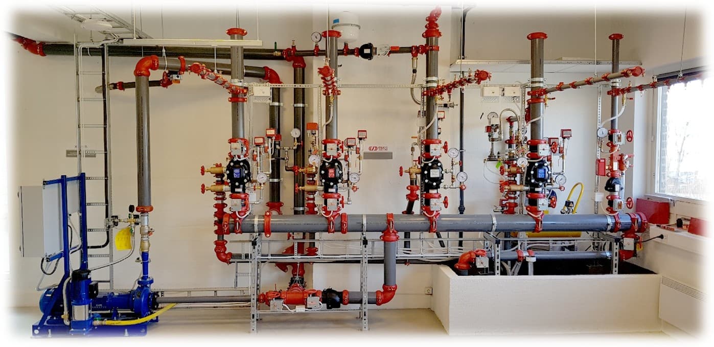Sprinklerkontroll — bilde fra oppdrag